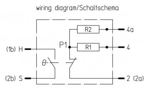 Strahlungsheizkörper 2500/1100 W / 230V