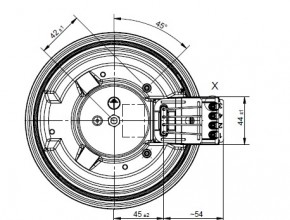 Kochplatte Ø 145mm 1500W / 230V 8mm Überfallrand