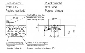 46.23866.650 EGO Drehwinkel Schalter
