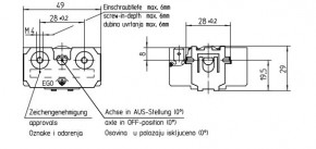 46.23866.834  EGO Drehwinkelschalter