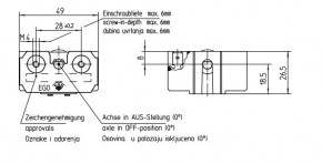 46.24266.500 EGO 4-Takt Schalter