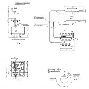 55.60012.860 Regler-Begrenzer-Kombination 28-85°C 3-polig